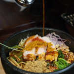 麺のようじ - 石焼チキンカレー坦々和え麺