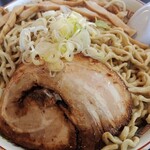 自家製太麺 渡辺 - らー麺 激大(850円)