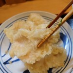手打ちうどん寺屋  - かしわ天つけめん④