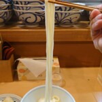 手打ちうどん寺屋  - かしわ天つけめん②