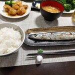 秋田ふるさと館 - 秋刀魚とともに、この上なく贅沢な晩ごはん♪
