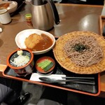 Sojibou - カツカレーざる蕎麦セット