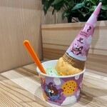 サーティワンアイスクリーム - 料理写真:クイーンオブナッツピスタチオ＋パンプキンプリン