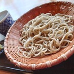 野の庵 - 細めのお蕎麦♪