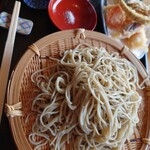 野の庵 - 連れは天ぷら蕎麦♪ざる〜
