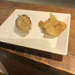 麹町いづみや しろ - 【鮨酒会・霜月】煮牡蠣 広島