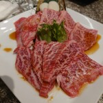 焼肉 ダイニング 天心 - 福島牛ランチのお肉