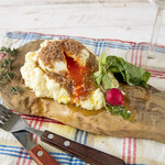 Anchovy potato salad made with Hokkaido potatoes "Kitaakari"