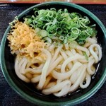 手打ちセルフうどん 海侍 - かけうどん(熱 中2玉)