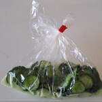 手打ちセルフうどん 海侍 - キュウリのわさび漬