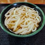 手打ちセルフうどん 海侍 其の壱 飯山店 - かけうどん(熱 中2玉)