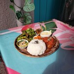 ピンク フラミンゴ スイーツ - 料理写真: