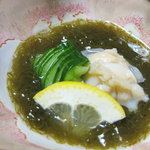 碧翠御苑 - 酢の物：もずく イタヤ貝 胡瓜 茗荷