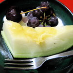 碧翠御苑 - デザート：メロン デラウェア チェリー