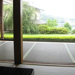 碧翠御苑 - 朝食：会場の広間での景色