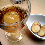 別邸 山風木 - ｳｪﾙｶﾑﾄﾞﾘﾝｸ(烏龍茶)とクッキー@山風木