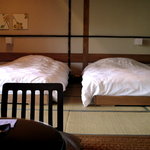 別邸 山風木 - HANADAのお部屋@山風木　こだわりのﾍﾞｯﾄﾞは快眠確実