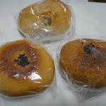 えびすやのパン - あんぱんと豆パン