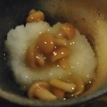 ぼうの - 付け出しのナメコおろし