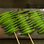 ぼうの - 金針菜の炭火焼き（忘れな草の花の新芽、５３０円）