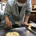 はとやお好み焼店 - お好み焼きは、店主が作ってくださいます♡