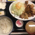 食堂米倉 - 柚子焼肉定食ごはん半分