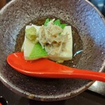 天ぷら 正心庵 - フグ白子に蟹の身&ミソを