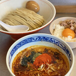 つけ麺 神儺祁 - 味玉魚雷つけ麺