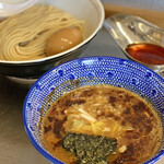 Tsukemen Jindagi - 味玉つけ麺（カレールー付き）