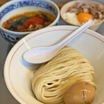 つけ麺 神儺祁 - 味玉魚雷つけ麺