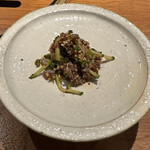 田無羅 - センマイの和えもの　いくらでも食べられる美味しさ