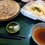 一らん - ランチ天ざる上(税込1,150円)