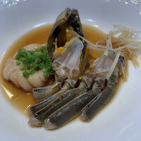 翠林 - 鱈の白子と上海蟹の紹興酒漬け