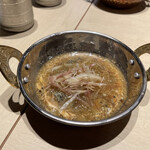 SPICE GATE - 京風スパイス朝定食
      サバとみょうがの冷やし出汁カレー 1300円
      （ - 小盛に変更 50円）