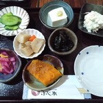 ふじ本 八百萬乃精肉本舗 - 馬刺膳（馬刺以外）