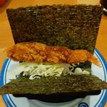 無添くら寿司 - 手巻きエビフライ１貫 (税込)165円 (2022.11.05)
