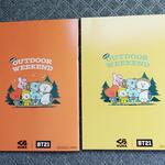 無添くら寿司 - キャンペーン期間中！2,500円で１冊もらえるノートを２冊もらいました※ノートの裏側 (2022.11.05)
