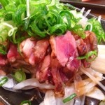 Yakitori Semmonten Toriken - モモ肉のタタキ