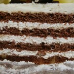 ハーブス - ブラック＆ホワイトチョコレートケーキ　税込850円