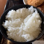 比叡山峰道レストラン - 出しなおされたご飯