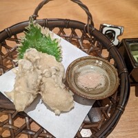 手打ち蕎麦 欅 - 「広島産　牡蠣の天ぷら」