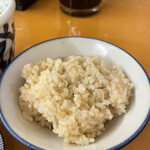 とん汁と玄米の店 檍食堂 - 玄米は風味が良いですね。