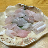 うなぎ若林 - 料理写真:地のもの白身魚１４種２切れずつ　