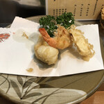 天ぷら 大樹 - 海老とさつまいも、