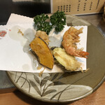 天ぷら 大樹 - カボチャに帆立やナスも…