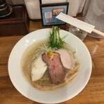 貝出汁と牛 麺処リュウグウ - トリプルそば¥1,130