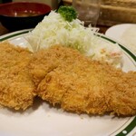 かつれつ四谷たけだ - 肉増しもち豚ロースカツ定食