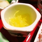 粟 - 前菜：素麺かぼちゃ