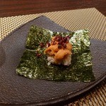 Samwells - 北海道雲丹手巻きアップ