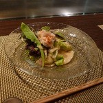 Samwells - 蟹味噌ソースのサラダ